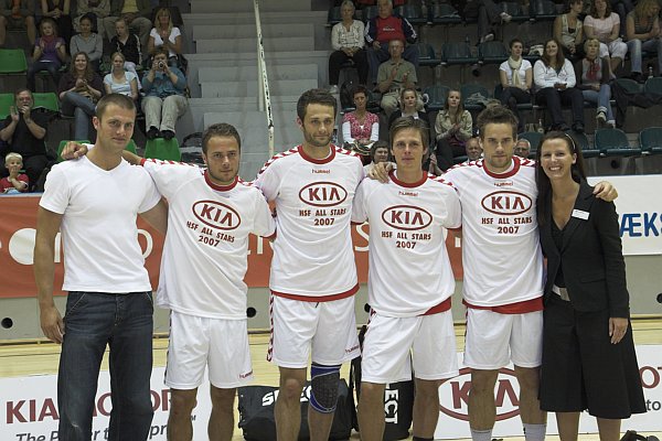 rets All Star hold.
Andreas Toudahl, Jesper Nddesbo, Hans Lindberg og Thomas Mogensen.
Samt Sebastian Kock Hansen, Arnur Atlasson og Steinar Ege (fravrende).