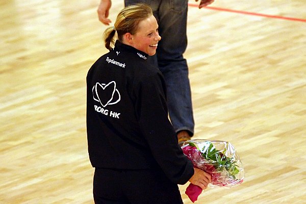 Henriette Mikkelsen - 50. kamps jubilar for Viborg.