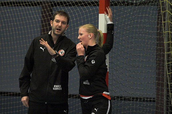 Team Esbjerg trner Thomas Hrlyk og Anette Knudsen.