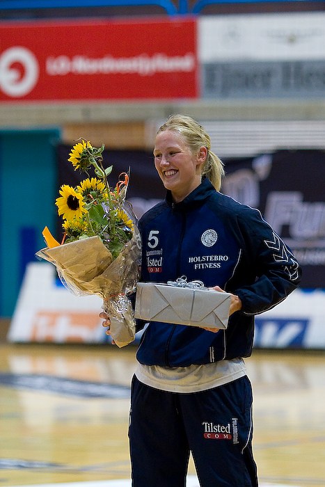 Rikke Hjortlund, 
100 kamps jubilar.