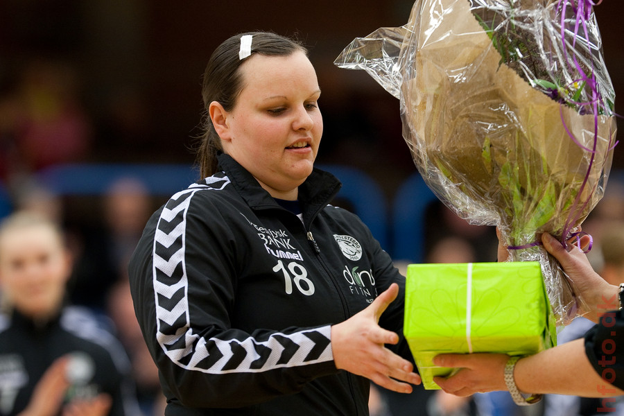 Natascha Bertelsen.
100 kamps jubilar.