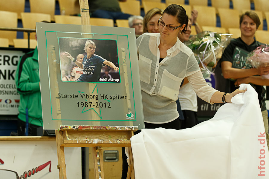 Heidi Astrup afslres som "Strste Viborg HK spiller 1987-2012"